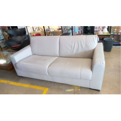 CANAPÉ NATUZZI  CUIR BEIGE...