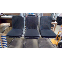 3 CHAISES LLOYD LOOM MODERNES