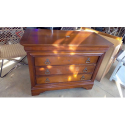 COMMODE MERISIER 4 TIROIRS