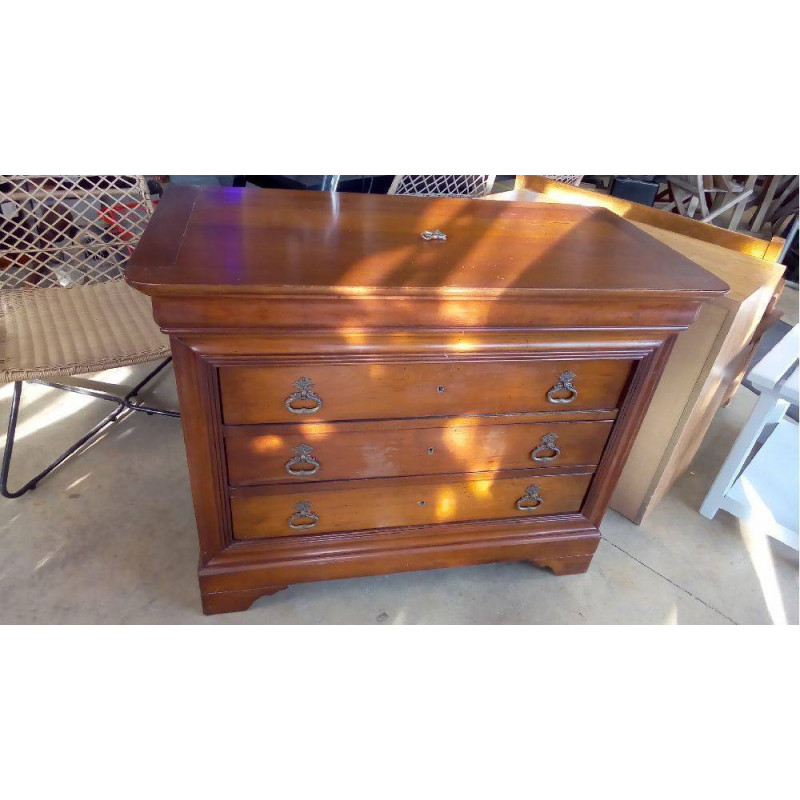 COMMODE MERISIER 4 TIROIRS