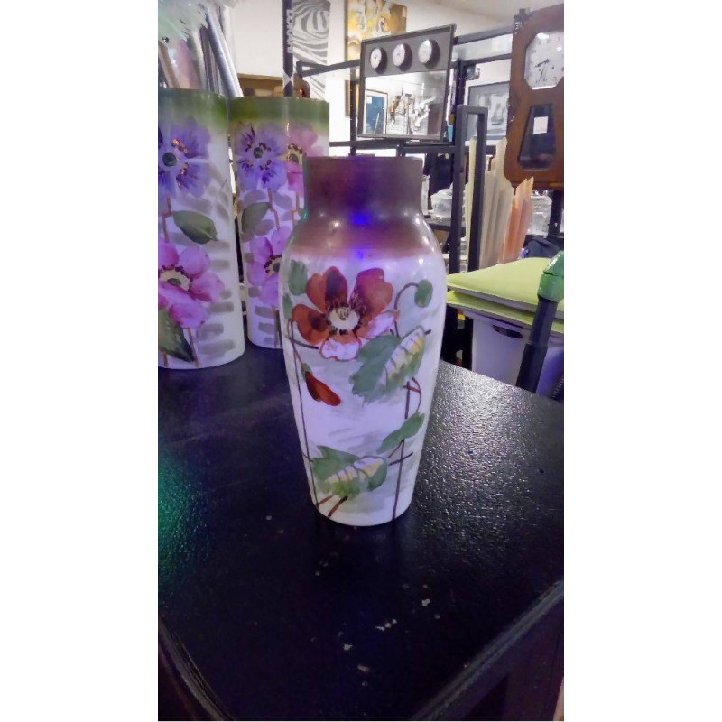 VASE PORCELAINE PEINTE 16CM