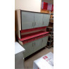 BUFFET FORMICA ROSE ET VERT