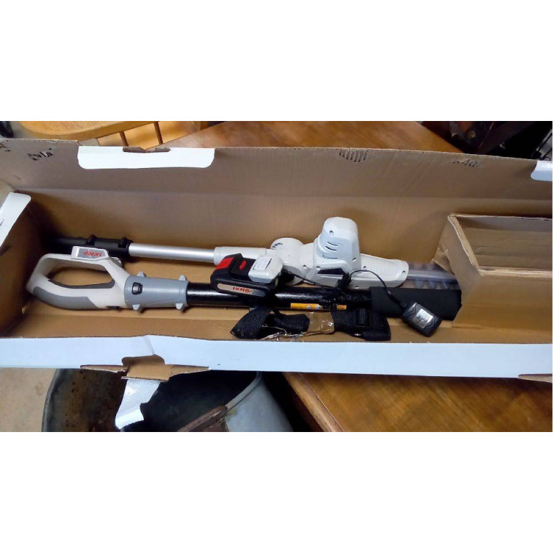 TAILLE HAIE INCLINABLE TÉLESCOPIQUE BATTERIE