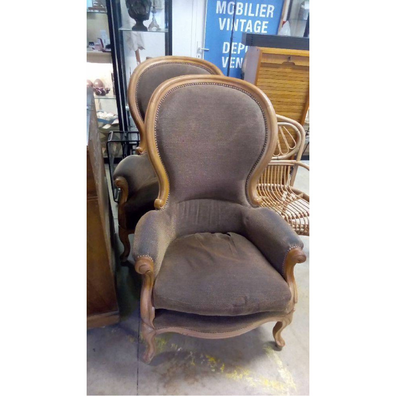 PAIRE DE FAUTEUILS CONFORTABLES