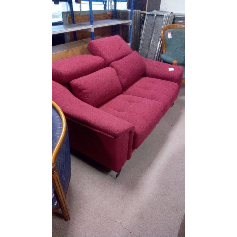 CANAPÉ TISSU CHINÉ 2P RELAX MANUEL