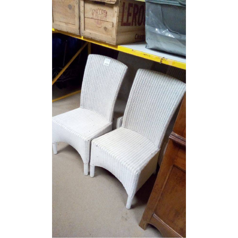 LOT DE 8 CHAISES LOOM MARQUE LINDART