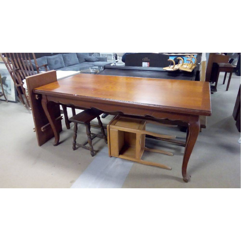  TABLE MERISIER RECTANGLE 2 ALLONGES 2M70