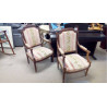 PAIRE DE FAUTEUILS STYLE LOUIS XVI
