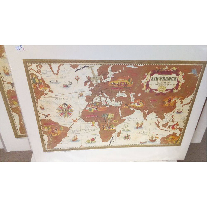 REPRO A569 NOVA VETERA MAPPEMONDE