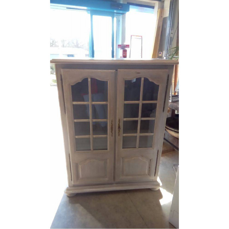 VITRINE CHÊNE PATINÉE