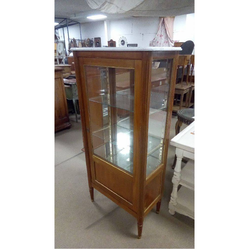 VITRINE ACAJOU STYLE LOUIS XVI