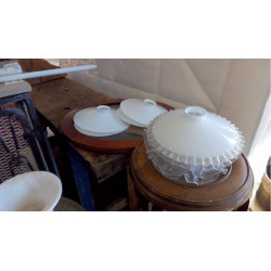 ABAT JOUR PLAFONNIER OPALINE