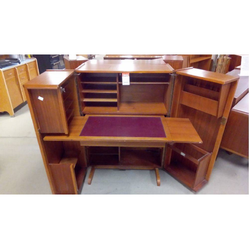 BUREAU CABINE VINTAGE SANS ÉCLAIRAGE (CLÉ) 84X56X113