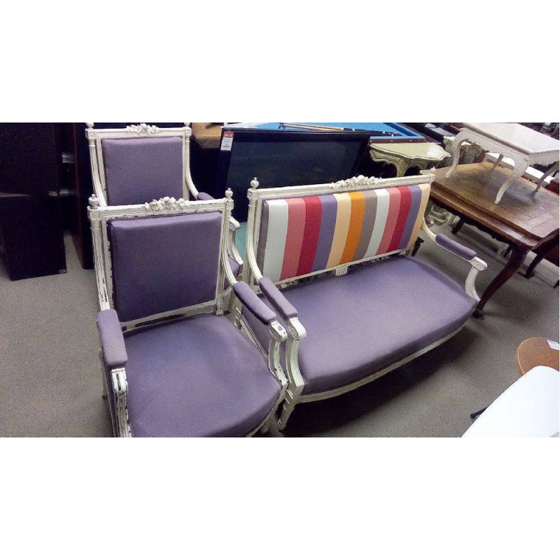 SALON STYLE LOUIS XVI 5 PLACES