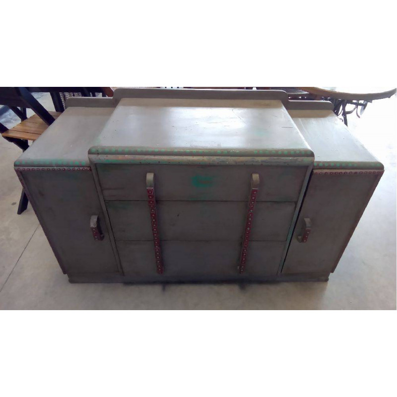COMMODE BUFFET ANNÉES 40 PATINÉ
