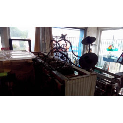 LUSTRE FER FORGÉ 6 BOUGIES