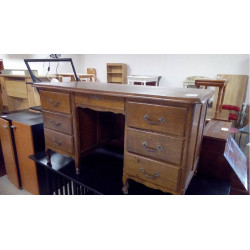 BUREAU CHENE STYLE LOUIS XV