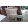 COMMODE BLANCHE ( MODULABLE TABLE À LANGER)