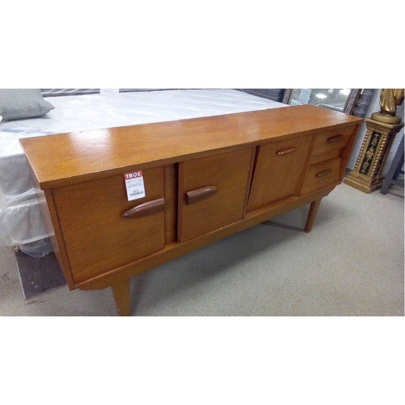 ENFILADE JENTIQUE DÉSAXÉE  TECK 166X40X76