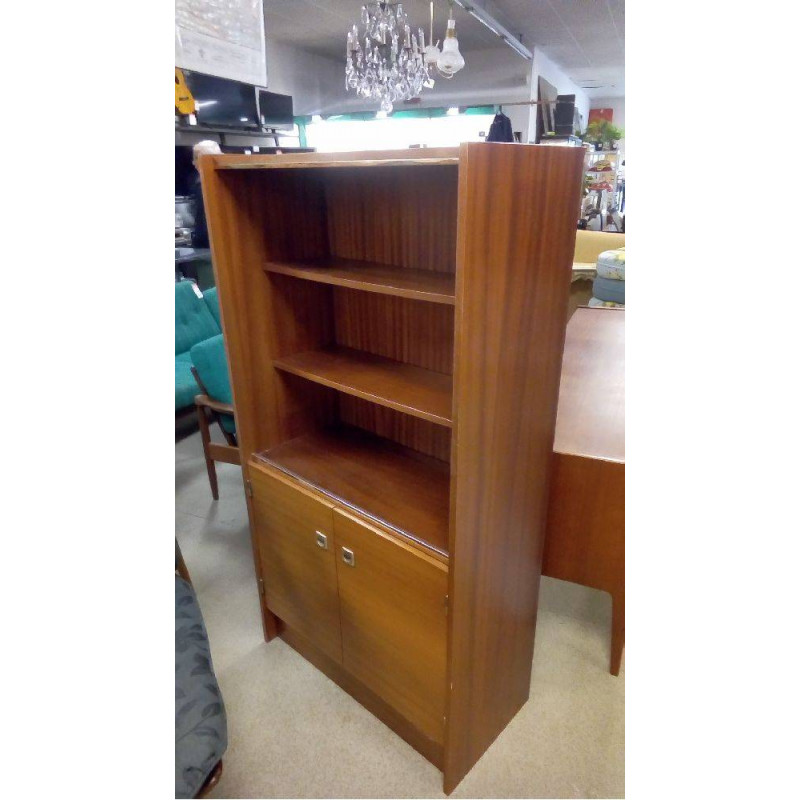 VITRINE VINTAGE VERRES COULISSANTS