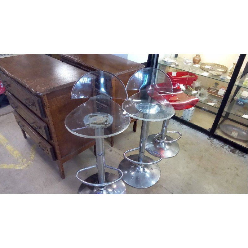 SIÈGE PLEXIGLAS RÉGLABLE