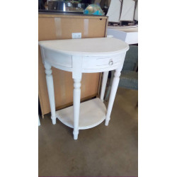 CONSOLE BOIS PATINÉE 1 TIROIR