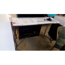 GRANDE CONSOLE FER FORGÉ ET...