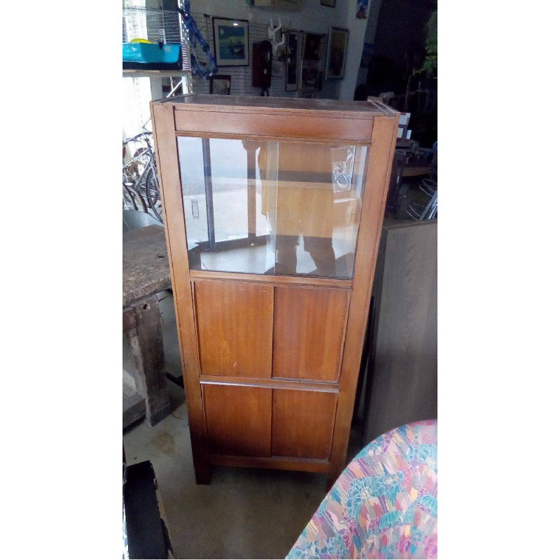 MEUBLE D\'APPOINT VINTAGE VITRÉ