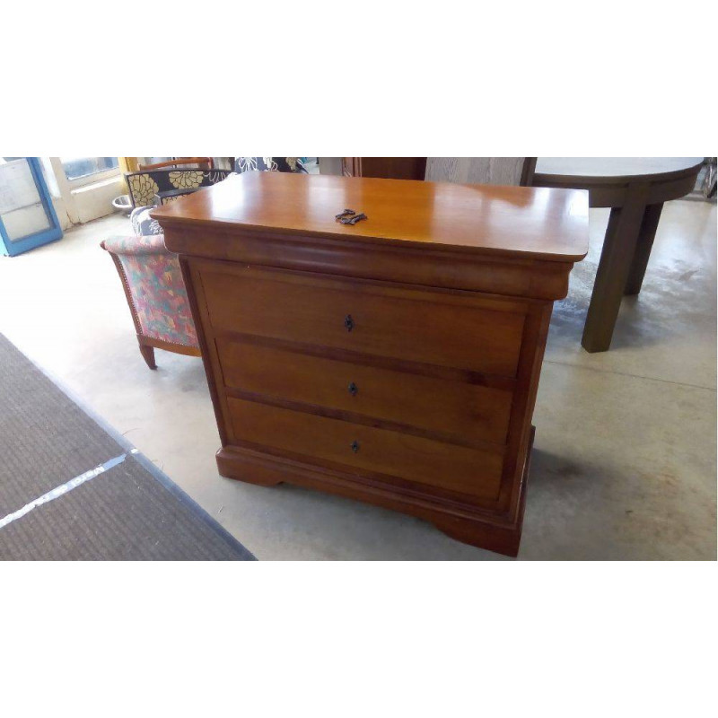 COMMODE MERISIER 4 TIROIRS