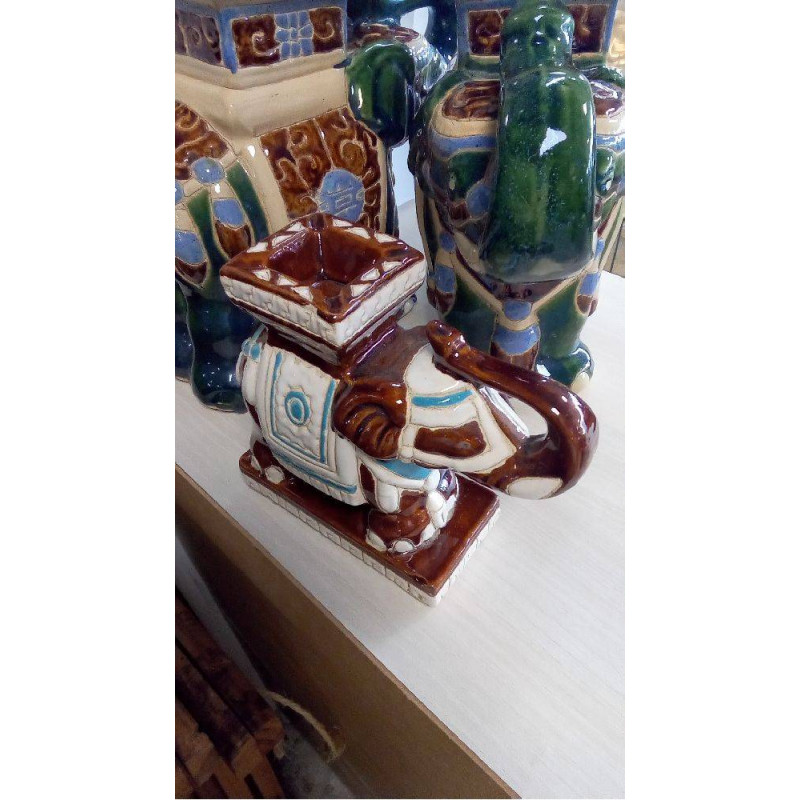 ELEPHANT FAIENCE PM