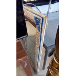 MIROIR BLEU ET BLANC