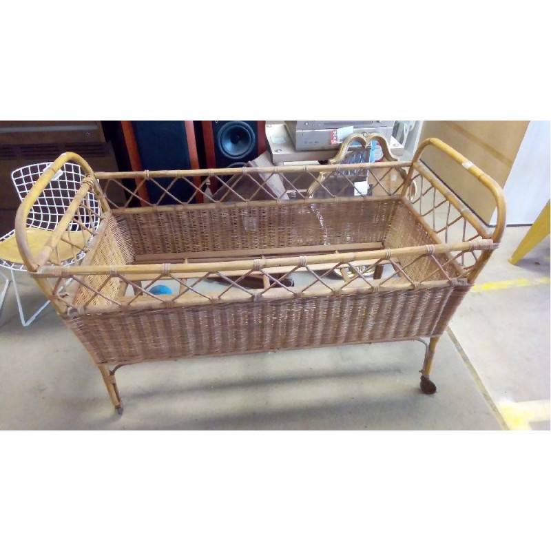 LIT ENFANT DECO ROTIN