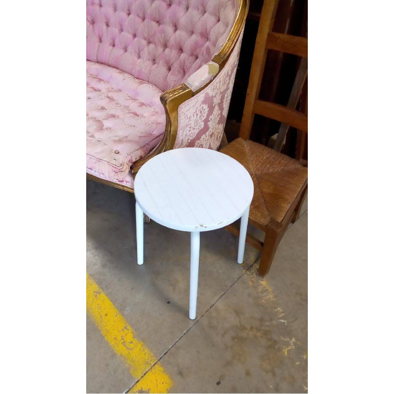 TABOURET BLANC
