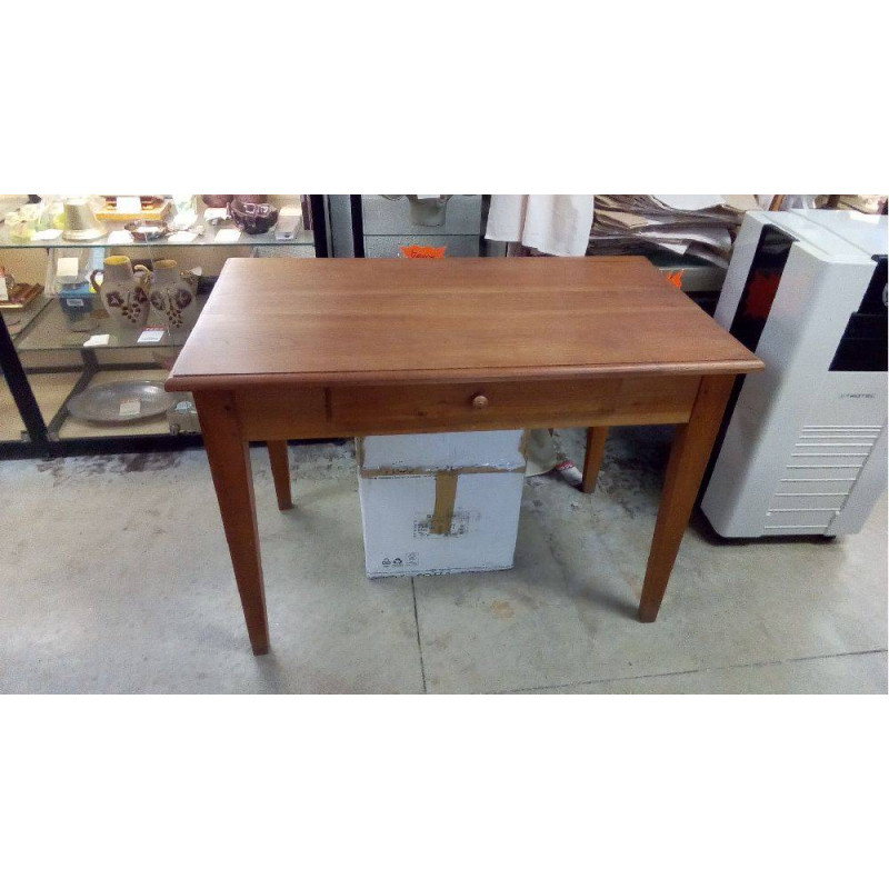 TABLE BUREAU MERISIER 1 TIROIR