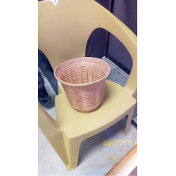 CORBEILLE DE BUREAU ROTIN