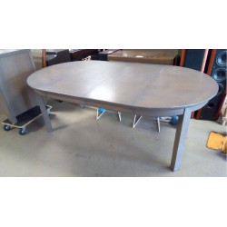 TABLE RONDE CERUSÉE MÉNARD...