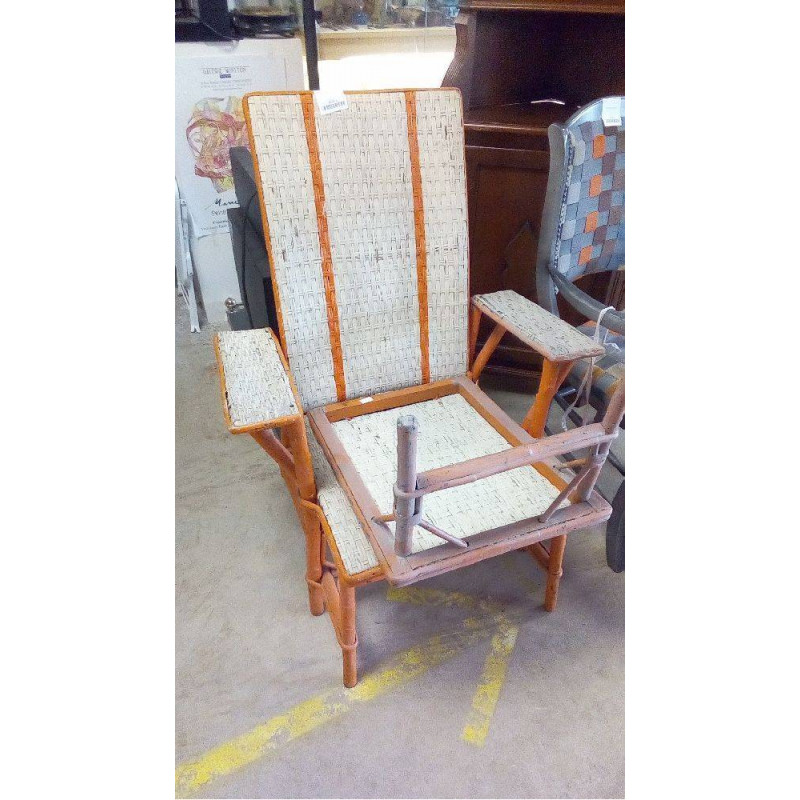 RELAX DE JARDIN ANCIEN ROTIN