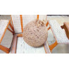 PLAFONNIER VINTAGE BOULE FICELLE