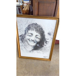 PORTRAIT  ENCRE ET...