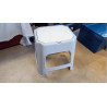 TABOURET COFFRE PLASTIQUE