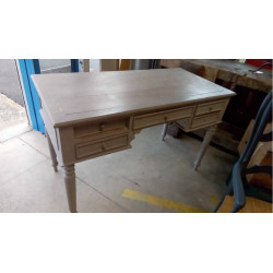 BUREAU ANCIEN PATINÉ 5T