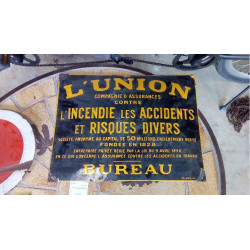 PLAQUE ÉMAILLÉE L\'UNION...