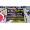 PLAQUE ÉMAILLÉE L\'UNION BON ÉTAT