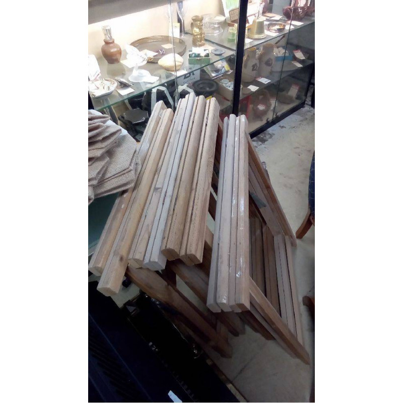 PAIRE DE TRÉTEAUX BOIS