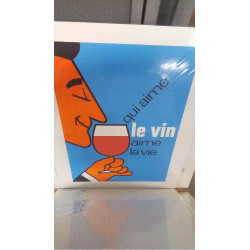 REPRO QUI AIME LE VIN AIME...