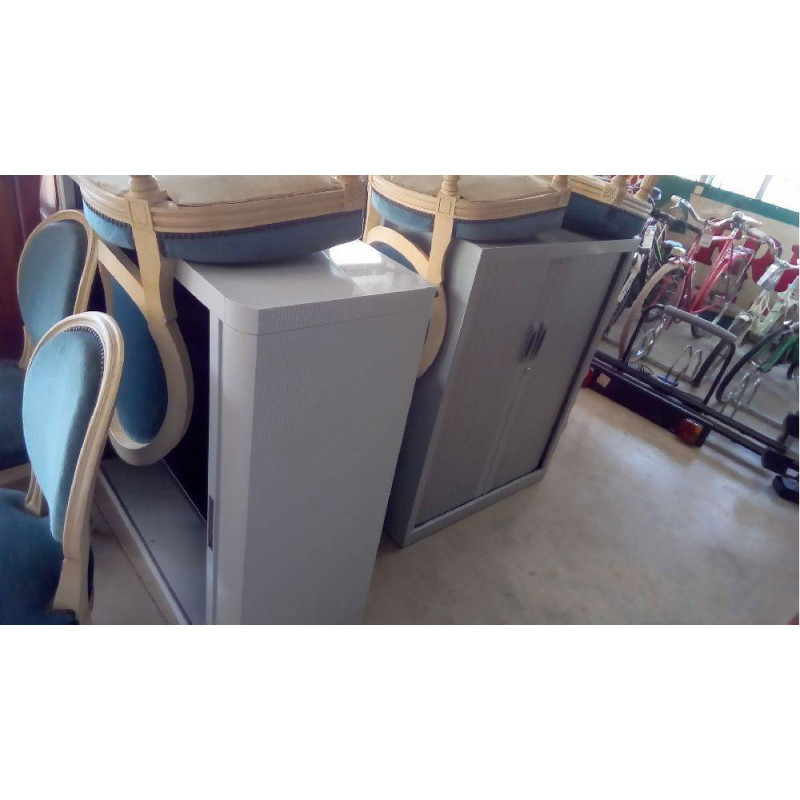 DEMI ARMOIRE DE BUREAU COULISSANT