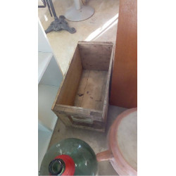 CAISSE BOIS SÉRIGRAPHIÉE