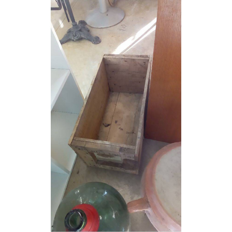 CAISSE BOIS SÉRIGRAPHIÉE