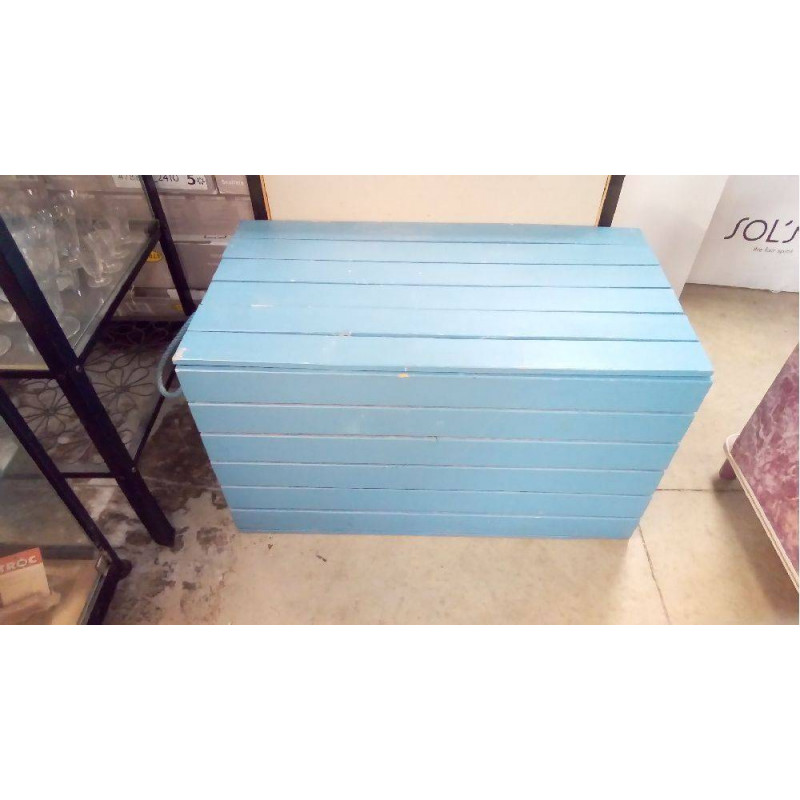 COFFRE À JOUETS BLEU