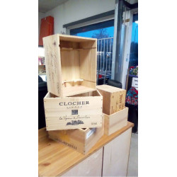 CAISSE VINS SÉRIGRAPHIÉE